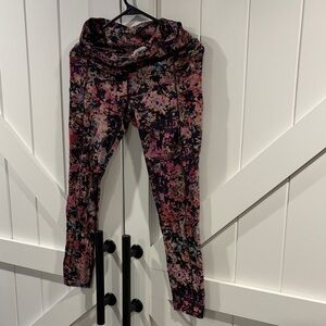 Floral Patterned Leggings Lululemon